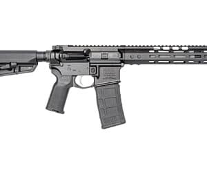 Semi-automatic rifle with detachable magazine.