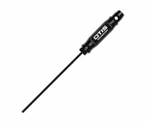 Black screwdriver with long shaft