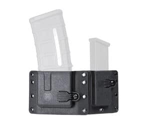 Dual magazine holder with tactical design