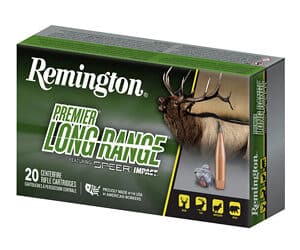 Remington Premier Long Range rifle ammunition box