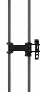 Archery bow quiver with adjustable rods and mount