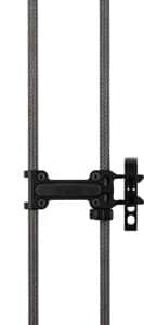 Archery quiver with mounting bracket and rods