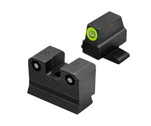 Pistol night sights with tritium illumination