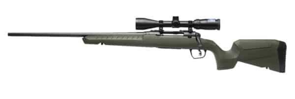 Bolt-action rifle with mounted scope