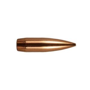 Copper bullet projectile close-up
