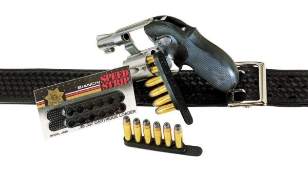 Revolver and Speed Strip cartridge loader on belt