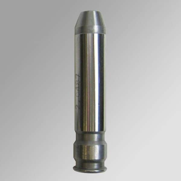 Metal intake valve guide for engines