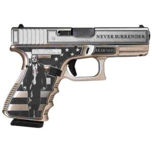 Decorative pistol with stars and stripes design