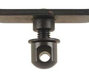 Metal threaded swivel bracket component