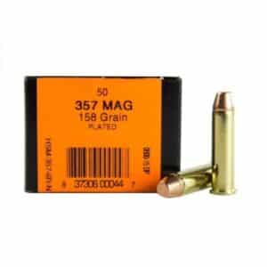 Box of 357 MAG 158 grain ammo