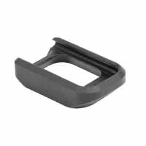 Black magazine well for firearms