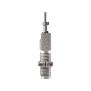 Silver precision die tool for reloading ammunition