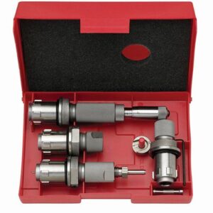 Red case with precision engineering tools set