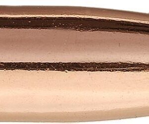 Close-up of a copper bullet.