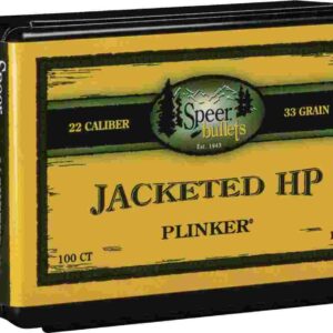 Speer Bullets .22 Caliber Jacketed HP Box