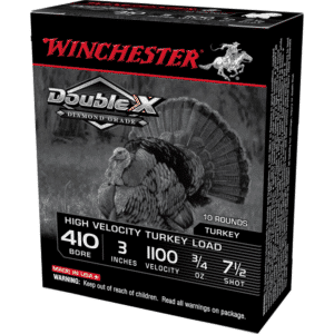 Winchester Double X high velocity turkey ammunition box