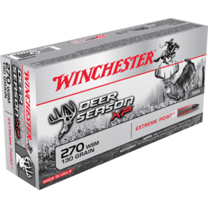 Winchester Deer Season XP ammo box, 270 WSM, 130 grain
