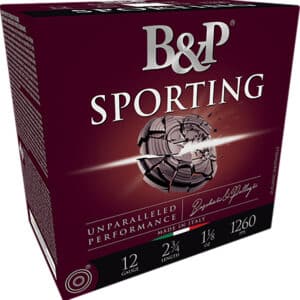 B&P Sporting 12 Gauge Shotgun Shells Box