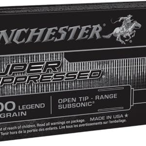 Winchester Super Suppressed 400 Legend ammunition box