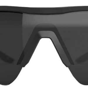 Black wraparound sport sunglasses