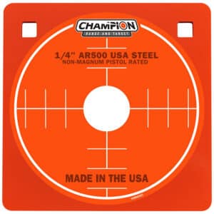 Champion AR500 steel target, USA-made, non-magnum rated