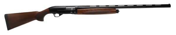 Side view of a hunting shotgun.