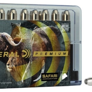 Federal Premium Safari rifle cartridges packaging