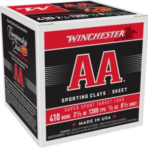 Winchester AA Sporting Clays ammunition box.