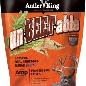 Antler King Unbeetable deer attractant with sugar beets.