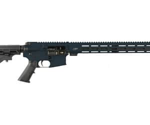 Semi-automatic rifle with black finish