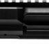 Black firearm upper receiver side view