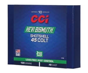 CCI HEVI Bismuth Shotshell 45 Colt box