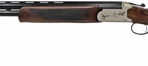 Double-barrel shotgun with wooden stock