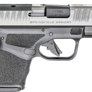 Springfield Armory handgun, side view.