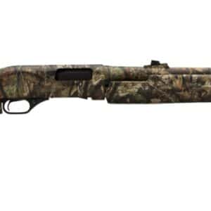 Camouflage hunting shotgun with textured finish