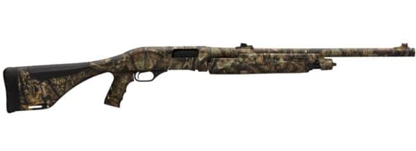Camouflage hunting shotgun with textured finish