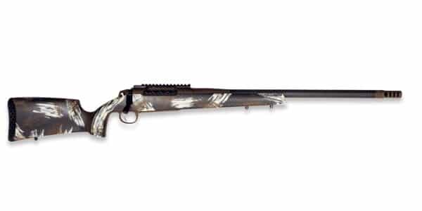 Camouflage rifle with carbon fiber barrel