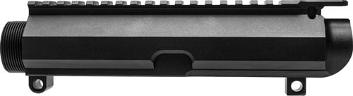 c10upper left.jpg Black gun receiver with rail system