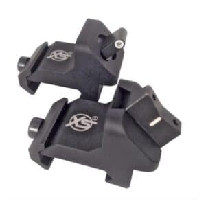 XS rifle sights with logo, black color