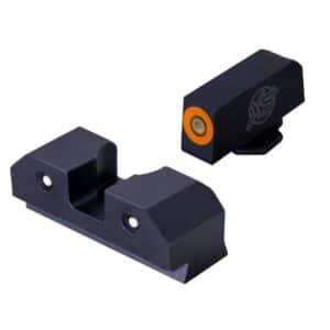 Tritium night sights for firearms visibility