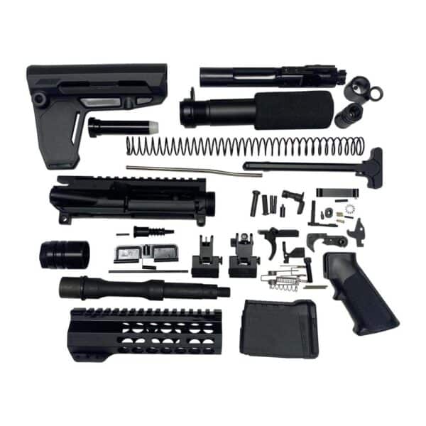 Complete AR-15 rifle parts kit