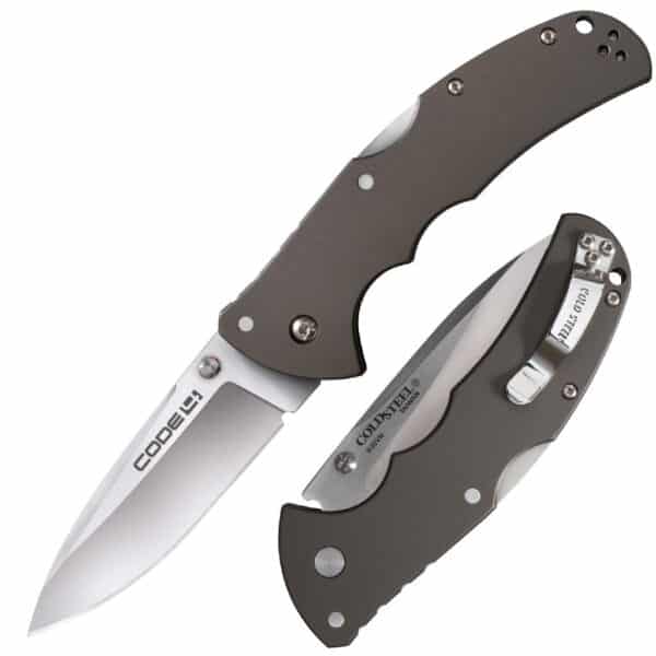 Folding pocket knives with steel handles