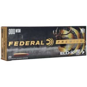 Federal Premium 300 WSM ammunition box.