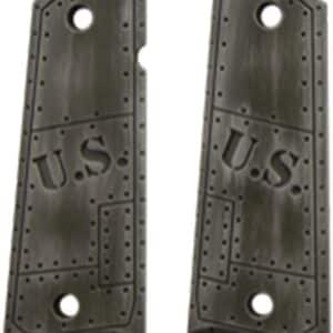U.S. military-themed gun grip panels.