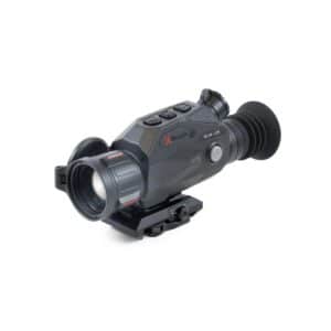 Digital night vision monocular on white background.