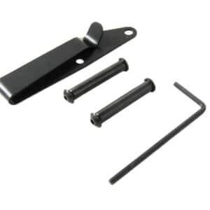 Black fastener kit with Allen wrench