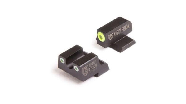 Night Fision gun sights with tritium inserts