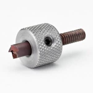 Carbide countersink tool with knurled handle