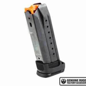 Ruger pistol magazine with factory accessory logo.