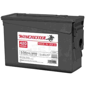 Winchester ammunition box 5.56mm, 420 rounds.